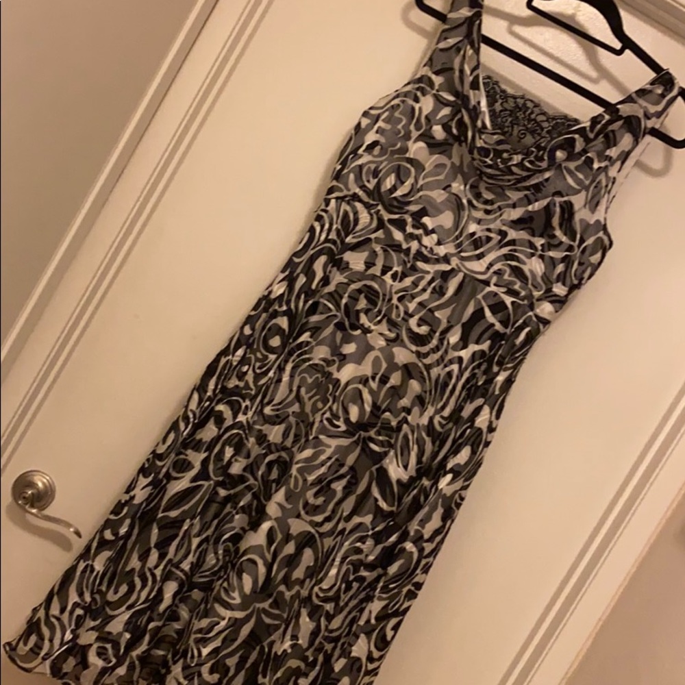 Black and white dress